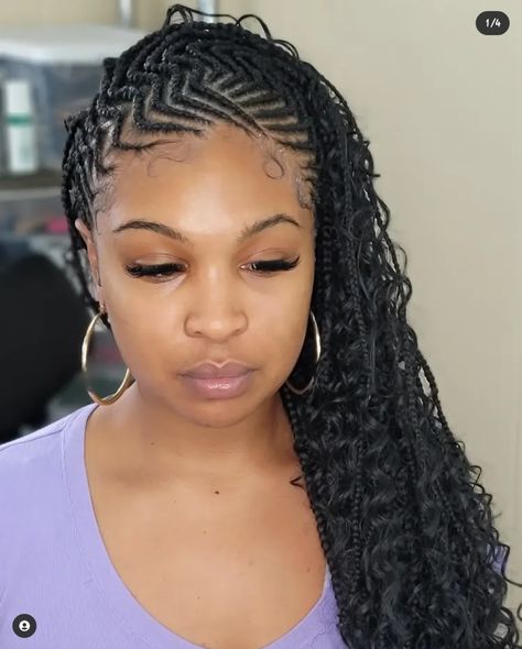 Fulani tribal braids Cornrows And Box Braids, Braids To Try, Half Braided Hairstyles, Protective Hairstyle, Quick Braided Hairstyles, Fulani Braids, Straight Back, African Braids Hairstyles, African Braids