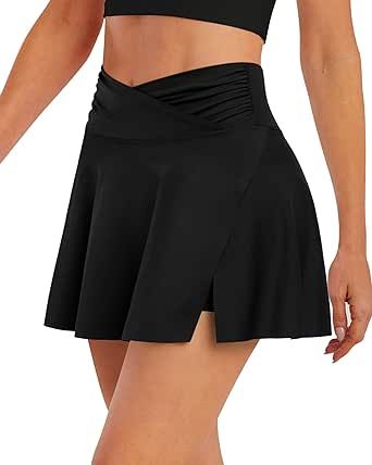 G4Free Tennis Skirts for Women Golf Skorts Skirt with Shorts Underneath High Waisted Athletic Skirt Pickleball Black Rave Outfits, Golf Skorts, Bold Outfits, Skirts Pleated, Athletic Skirts, Athletic Skirt, Tennis Skirts, Concert Looks, Golf Skort