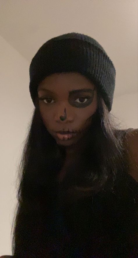 Half Skull Makeup, Half Skull, Spooky Szn, Skull Makeup, Skin Care, Skin, Halloween, Makeup, Make Up