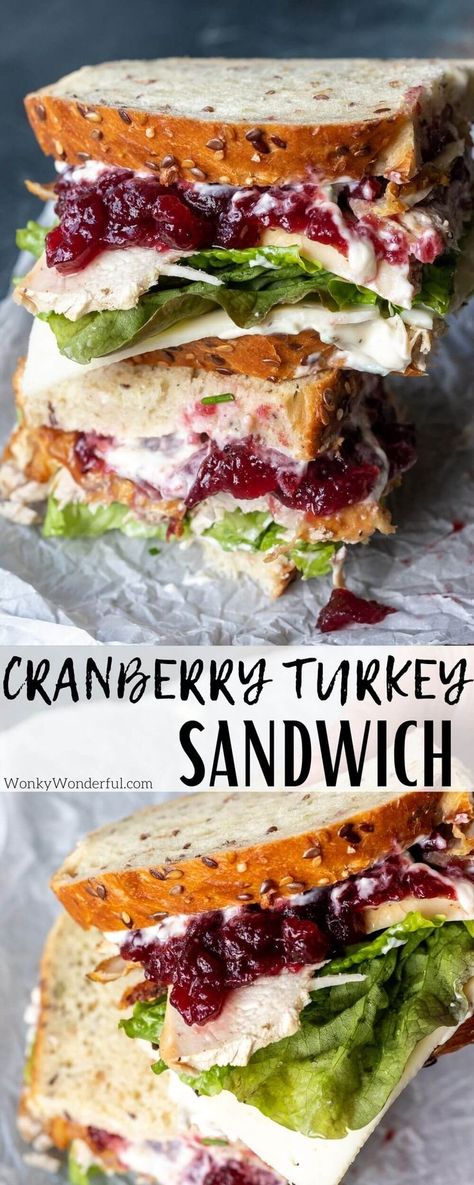 This Leftover Turkey Sandwich with Cranberry is the day after Thanksgiving on a plate. A Thanksgiving Sandwich made simply with leftovers. Cranberry Turkey Sandwich, Leftover Turkey Sandwich, Turkey Sandwich Thanksgiving, Thanksgiving Sandwich, Turkey Sandwiches Recipes, Cranberry Turkey, Sandwhich Recipes, Day After Thanksgiving, Best Sandwich Recipes