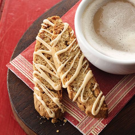 Caramel Apple Biscotti Recipe | Land O’Lakes Apple Biscotti, Easy Biscotti, Caramel Macarons, Crazy Cookies, Almond Biscotti, Raspberry Almond, Biscotti Cookies, Spritz Cookies, Biscotti Recipe