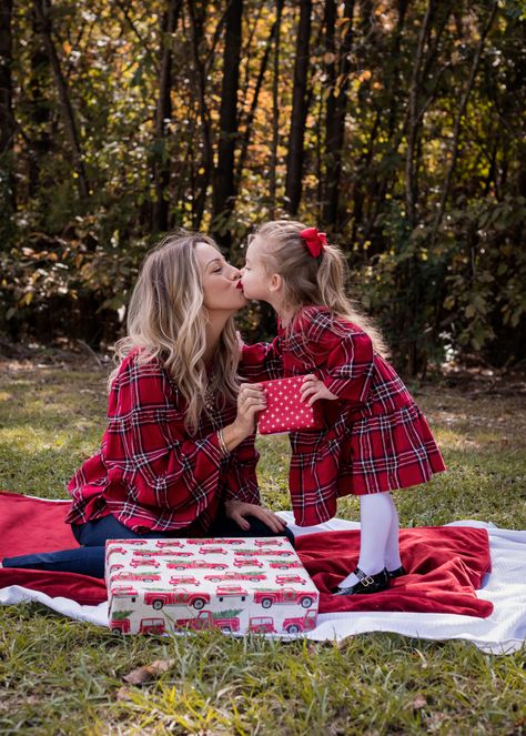 Holiday Traditions | Mother Daughter Photos. Adorable plaid Christmas outfits from @JCPenney! #AllAtJCP #JCPenney #ad Mother Daughter Holiday Photos, Christmas Mother Daughter Pictures, Mom Daughter Christmas Pictures, Mom And Daughter Christmas Photos, Mother And Daughter Christmas Photoshoot, Mother Daughter Christmas Pictures, Mommy And Daughter Christmas Pictures, Plaid Christmas Outfit, Holiday Photos Outfits