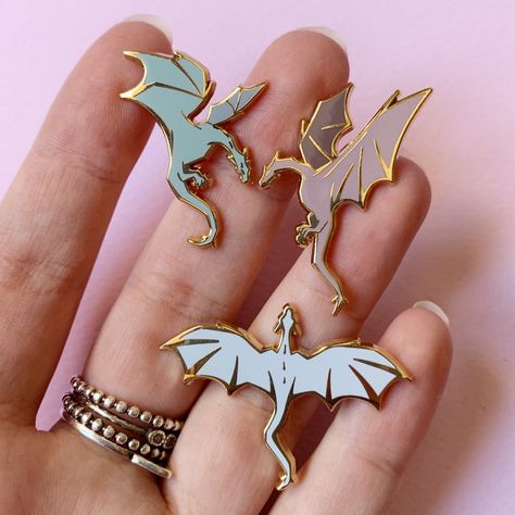 Dragon Enamel Pin, Enamel Pin Collection, Jacket Pins, Bag Pins, Pretty Pins, Cool Pins, Jewelry Pins, Enamels, Metal Pins