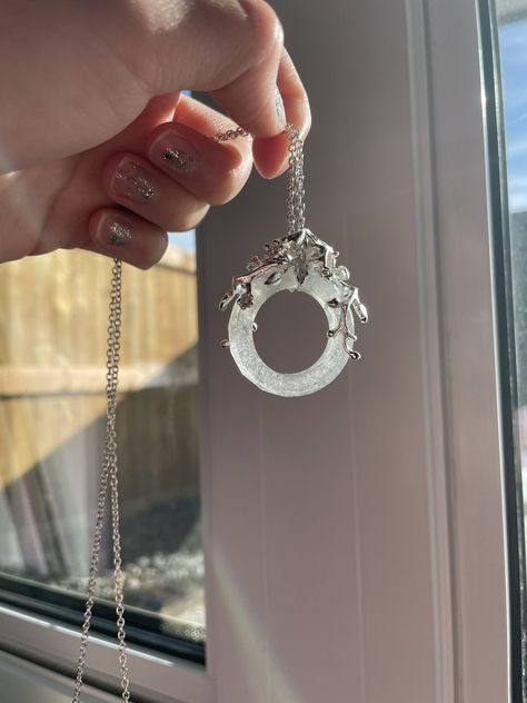 Necklace ring holder