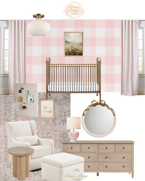 No Nails Frameless Rectangle … curated on LTK Pink And Blue Nursery, Checkered Nursery, Timeless Nursery, Black Crib, Shared Nursery, Baby Clothes Storage, Calm Nursery, Nursery Dresser, Small Nurseries