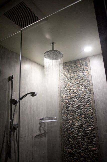 14 Divine Rain Shower Designs For Your Home Improvement Coastal Style Bathroom, Home Depot Bathroom Vanity, Home Depot Bathroom, Pebble Tile, Casa Vintage, Rainfall Shower Head, Bathroom Shower Tile, Bathroom Vanity Tops, Covent Garden