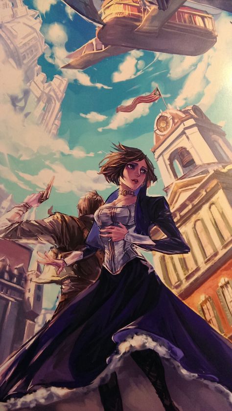 Bioshock Elizabeth, Bioshock Artwork, Bioshock Infinite Elizabeth, Bioshock Game, Bioshock Art, Bioshock Series, Bioshock Infinite, Bioshock, Video Game Art