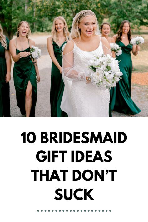 Looking for unique and heartfelt gifts for your bridesmaids? Look no further! We've rounded up the best bridesmaid gift ideas that your squad will adore. Get the full list here! Clever Bridesmaid Gifts, Junior Bridesmaids Gifts, Simple Bridesmaid Gift Ideas, Funny Bridesmaids Gifts, Dollar Tree Bridesmaid Gifts, Bridesmaid Personalized Gift, Thoughtful Bridesmaid Gifts, Best Bridesmaids Gifts, Thank You Gifts For Bridesmaids