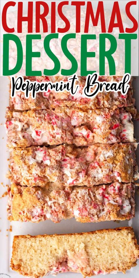 Experience the delight of making Peppermint Ice Cream Bread, a simple yet moist dessert bread perfect for peppermint lovers. Peppermint Bread Recipes, Peppermint Bread, Cream Bread Recipe, Aka Christmas, Pepper Mint, Ice Cream Bread, Cream Bread, Peppermint Ice Cream, Christmas Bread