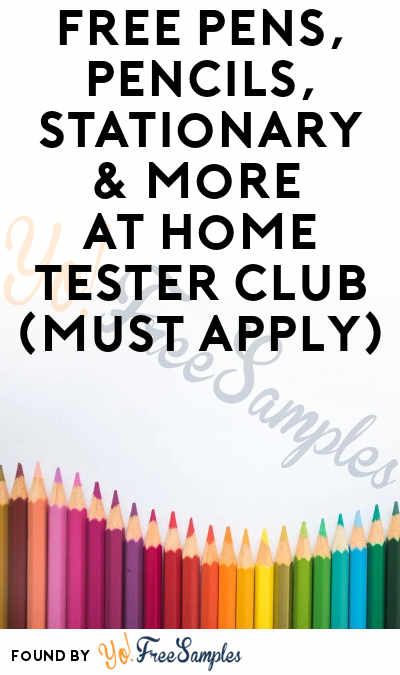 FREE Pens, Pencils, Stationary & More At Home Tester Club (Must Apply) - Yo! Free Samples https://yofreesamples.com/samples-without-surveys/free-pens-pencils-stationary-more-at-home-tester-club-must-apply/ Freebies On Your Birthday, Free Craft Supplies, Free Samples Without Surveys, Inspirational Friend Quotes, Free Product Testing, Free Sample Boxes, Get Free Stuff Online, Couponing For Beginners, Freebies By Mail