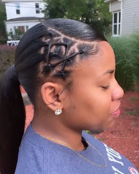 Hairstyles Slick Back, Hairstyles Slick, Extended Ponytail, Natural Hair Ponytail, Sleek Braided Ponytail, Two Braid Hairstyles, Weave Ponytail Hairstyles, Weave Ponytail, Girls Natural Hairstyles