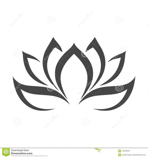 Illustration about Lotus flower logo, Lotus flower icon on white background. Illustration of abstract, isolated, massage - 125226223 Flower Icon Logo, Simple Vector Illustration, Lotus Vector, Lotus Flower Logo, Flower Icon, Lotus Logo, Rangoli Designs Simple Diwali, Flower Symbol, Lotus Flower Design