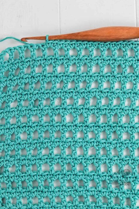 Colosseum Stitch Crochet Free Pattern and Video Tutorial - Winding Road Crochet Loose Weave Crochet Blanket, Breathable Crochet Stitches, Open Crochet Patterns, Hole Crochet Stitch, Crochet Patterns With Holes, Big Crochet Stitches, Open Stitch Crochet Blanket, Crochet Hole Pattern, Crochet Stitch With Holes