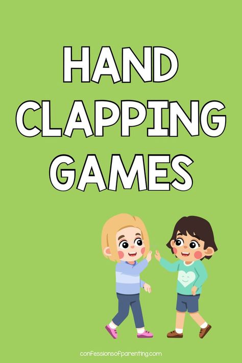 Discover the joy & laughter these games bring. Perfect for parties, playdates, and family fun. Click to learn more! Hand Clapping Games, Clapping Games, Rockin Robin, Friend Together, Pattern Game, Hands Together, Fun For Kids, Summer Party, Games For Kids