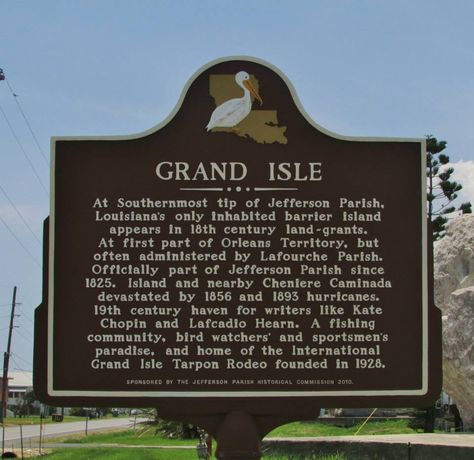 Grand Isle, La. Grand Isle Louisiana, Houma Louisiana, Cajun French, Louisiana History, Grand Isle, Louisiana Cajun, Louisiana Homes, South Louisiana, New Orleans Louisiana