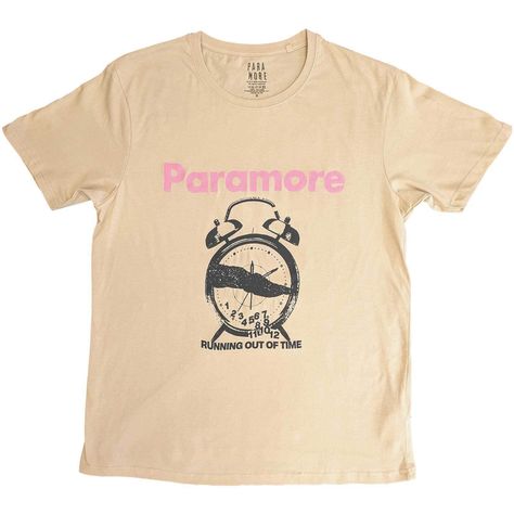 Paramore T Shirt Clock Official New Paramore Merch, Paramore Shirt, Band Merch Ideas, Emo Pop, Franklin Tennessee, Hayley Williams, Screen Printing Designs, Paramore, Alternative Rock