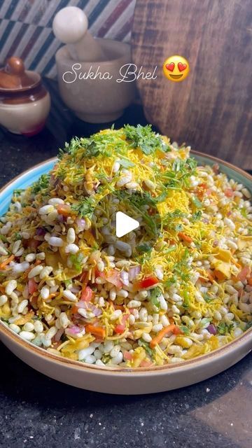 Sukha Bhel Recipe, Bhel Recipe, India, On Instagram, Quick Saves, Instagram