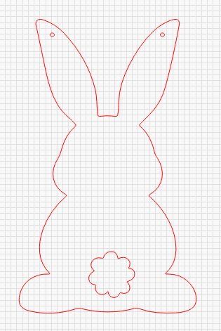 Bunny Cut Out Template, Bunny Cutout Template, Rabbit Template Free Pattern, Bunny Template Printable Free Pattern, Felt Easter Bunny, Easter Bunny Pattern, Easter Bunny Template, Brunch Easter, Bunny Templates