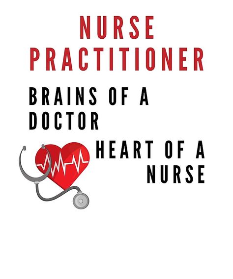 Nurse Practitioner Gifts – Brains of a Doctor Heart of a Nurse • Millions of unique designs by independent artists. Find your thing. Family Nurse Practitioner Aesthetic, Happy Nurse Practitioner Week, Farewell Frame, Np Aesthetic, Medical Crocs, Nurse Practitioner Aesthetic, Nurse Practitioner Quotes, Nurse Practitioner Week, Doctor Heart