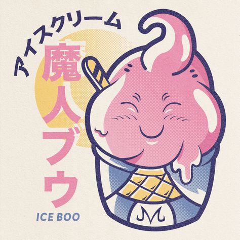 Ice Cream Character Illustration, Ice Cream Artwork, Drawings Of Ice Cream, Ice Cream Illustration Design, Ice Cream Draw, Ice Cream Cups Design, Ice Cream Character, Japanese Ice Cream, Ice Illustration