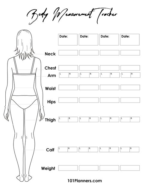 Measurements Chart For Women Fitness, Body Mesurment Chart Women, Taking Body Measurements For Women, Free Printable Body Measurement Chart, Womens Measurement Chart, Perfect Body Measurements Women, Body Measurement Chart Printable Free, Body Measurement Chart Women, Measurements Chart For Women