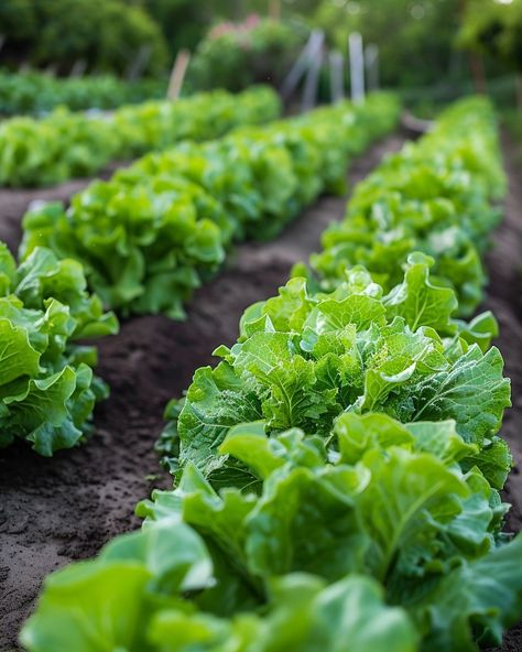 No more buying lettuce. Utilize these 10 tips for harvesting a continuous crop of lettuce. Lettuce Farming, Plant Lettuce, Lettuce Farm, Lettuce Garden, How To Harvest Lettuce, Harvest Garden, Types Of Lettuce, Soaker Hose, Organic Pest Control