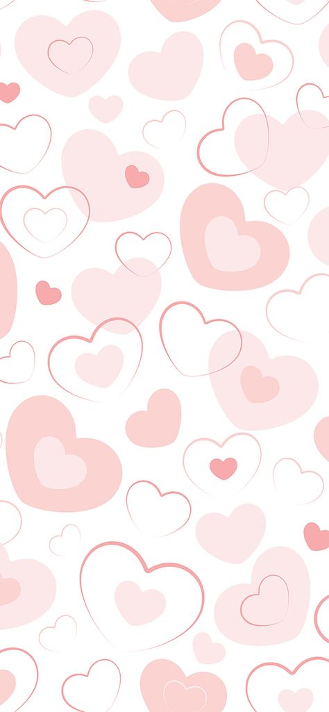 Cottage Core Wallpaper Iphone Pink, Romantic Background Wallpapers, Aesthetic Wallpaper Valentines Day, Hearts Background Aesthetic, Valentine Background Design, Heart Background Aesthetic, Mama Wallpaper, Pink Phone Theme, Pink Hearts Background