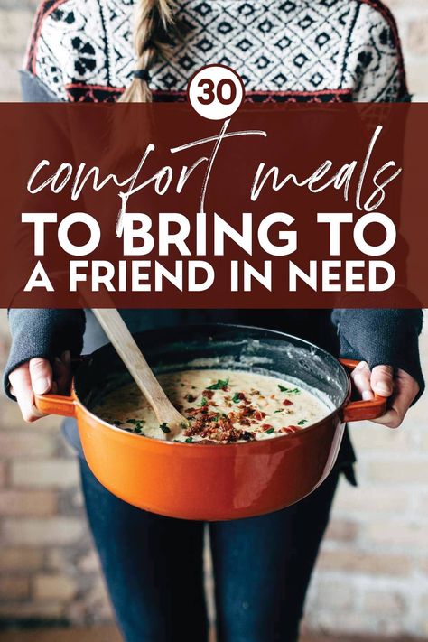 Food When Sick, Care Meals, Sick Food, Take A Meal, Comfort Meals, Pinch Of Yum, Friend In Need, Meal Train Recipes, Simple Green Salad