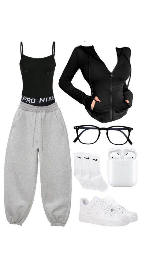 Gymwear Outfits, Stile Hijab, Cute Nike Outfits, Everyday Casual Outfits, Casual Preppy Outfits, Outfit Inspo Casual, Cute Lazy Day Outfits, Trendy Outfits For Teens, Everyday Fashion Outfits