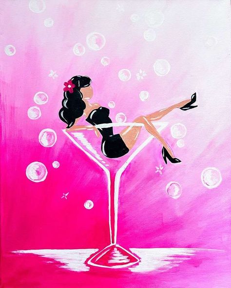 Pinots Palette, Dog Line Art, Champagne Bubbles, Bubble Up, Sip N Paint, Dog Line, Glass Of Champagne, Paint And Sip, Feb 13