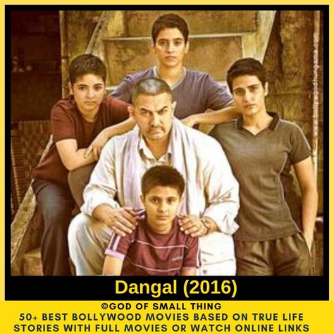 100+ Bollywood Movies Based on True/Real Life Stories with Full Movies or Watch Online Links on Youtube, Hotstar, Amazon Prime, Netflix based on IMDB Indian Movie Posters, Dangal Movie, Tam Film, Best Bollywood Movies, Latest Bollywood Movies, Indian Movie, Movies By Genre, Tv Series Online, Aamir Khan