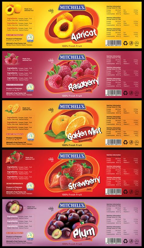 Fruit Label Design, Jelly Labels, Jam Labels, Jam Label, Mini Printables, Fruit Labels, Barbie Printables, Packaging Template Design, Barbie Food