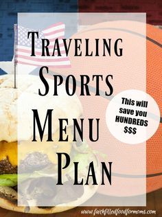 Traveling Sports Menu Plan ~ Are your kids in sports? Then you know how much money you spend each time you eat out during a sporting event! These meal plan ideas will save you a ton of money and make even your picky eaters happy! Ball Game Food Snacks Ideas, Easy Baseball Tournament Food, Ball Tournament Food, Food For Baseball Tournaments, Travel Ball Snacks, Snacks For Baseball Tournaments, Baseball Tournament Food Ideas, Sport Tournament Food, Basketball Tournament Snacks