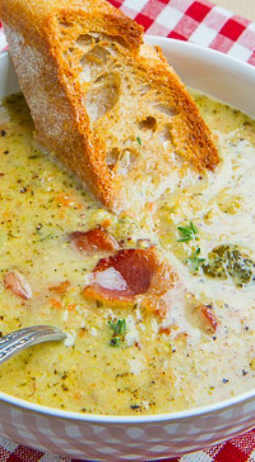 Roasted Broccoli and Cheddar Soup Broccoli And Cheddar Soup, Broccoli And Cheddar, Savory Soups, Cheddar Soup, Broccoli Cheddar, Roasted Broccoli, Soup And Sandwich, Bowl Of Soup, Easy Soups