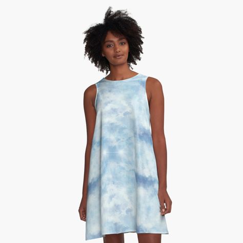 Get my art printed on awesome products. Support me at Redbubble #RBandME: https://www.redbubble.com/i/dress/Cloudy-Sky-Pattern-by-Kimiwarui/158349624.V4WQ8?asc=u Sky Pattern, Cloud Pattern, Clouds Pattern, Cloudy Sky, Star Dress, Woven Dress, Dress For Sale, Trending Topics, Dress Fabric