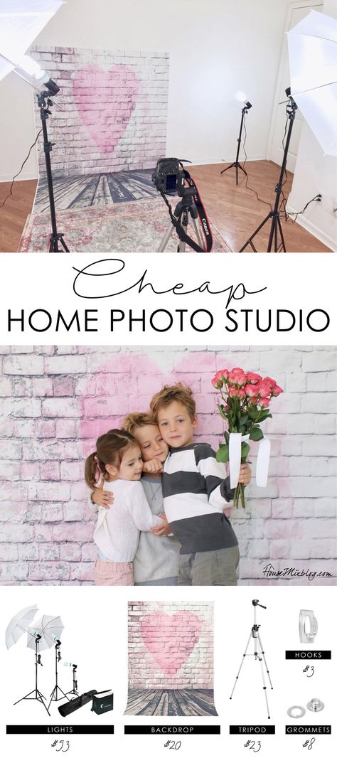 How to create a cheap home photo studio for 100 dollars How To Set Up Backdrop Photo Studio, How To Set Up A Photo Studio At Home, How To Create A Photo Studio At Home, Home Studio Photography Setup, At Home Photoshoot Diy Photo Backdrops, At Home Photography Studio, Small Photo Studio, Home Photo Studio, Photography Lighting Setup