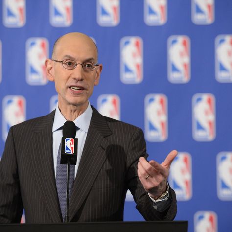 bit.ly/2oskBis Adam Silver Discusses LeBron James, State of NBA at Pre-Finals Press Conference Nba Press Conference, Adam Silver, Derrick Rose, Larry Bird, Oklahoma City Thunder, Detroit Pistons, Nba Teams, The League, San Antonio Spurs