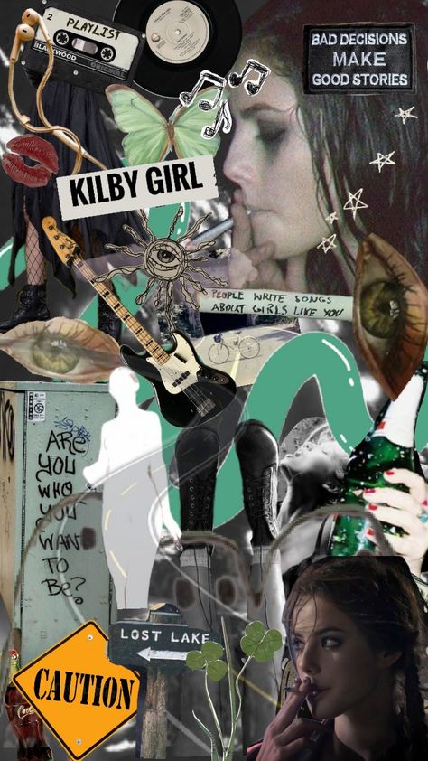 #kilbygirl #kilby #thebackseatlovers #backseatlovers #fyp #viral #music #rock #grunge #aesthetic #angst #girl #grungy #wallpaper Rock Grunge Aesthetic, Kilby Girl, Bad Decisions, Grunge Aesthetic, Mood Boards, Songwriting, Like You, Lake, Songs