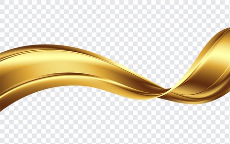 Gold Wave PNG Gold Png Background, Visiting Cards Design Backgrounds Png, Png For Graphic Design, Elements For Graphic Design, Golden Ribbon Png, Vector Free Graphic Design, Gold Ribbon Png, Silky Background, Dp Frame