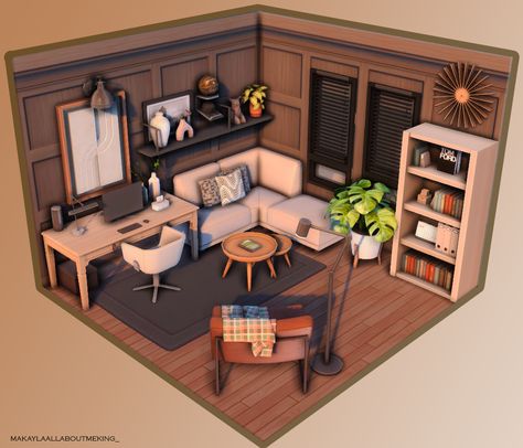 Sims 4 Piano Room, Sims Study Room Ideas, Sims 4 Aesthetic Office, Sims 4 Office Ideas No Cc, Sims 4 Decor Ideas Base Game, Sims 4 Foyer, Sims 4 Foyer Ideas, Sims Office Ideas, Sims 4 Study Room