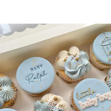 Bake Bar By Tegan on Instagram: "👶🏼✨🩵 • B A B Y • R A L P H • 🩵✨👶🏼 • • • #bakebarbytegan #personalised #custom #shopsmall #cupcakes #biscuits #treats #baker #bakebar #dartford #kent #love #celebrate #babyboy #babyshower" Dartford Kent, Bake Bar, Personalised Biscuits, Buttercream Cupcakes, No Bake Bars, Instagram B, Small Shop, R A, Butter Cream