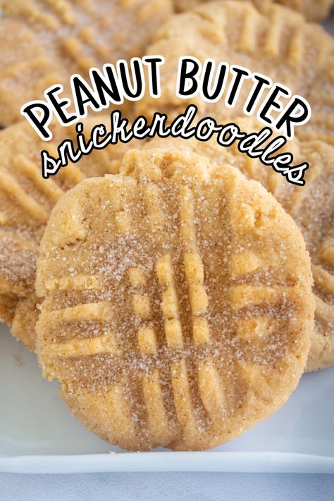 Peanut Butter Snickerdoodles - Make the Best of Everything Peanut Butter Snickerdoodles, Cream Cheese Mints Recipe, Best Cookie Recipe Ever, Homemade Peanut Butter Cookies, Recipes Using Cake Mix, Milk Chocolate Chip Cookies, Classic Peanut Butter Cookies, Pumpkin Banana, Mint Recipes