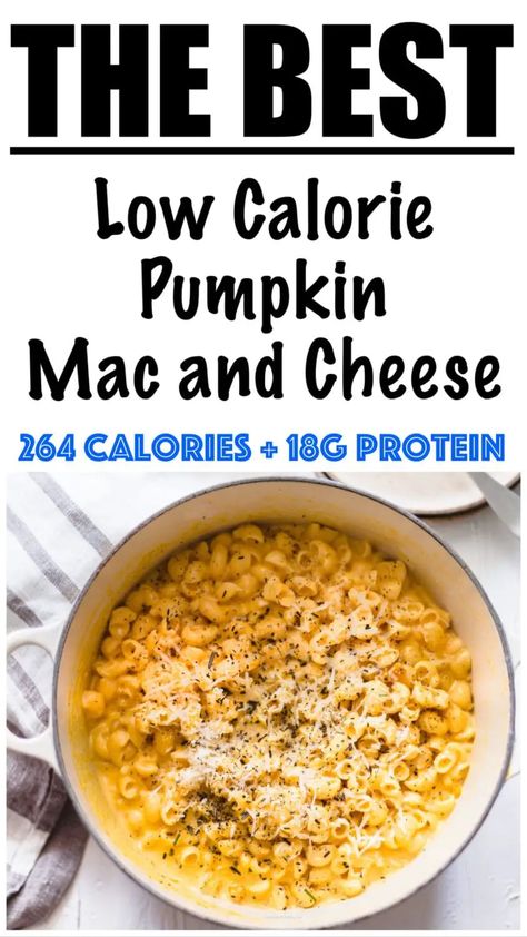 Healthy Pumpkin Mac and Cheese Recipe Pumpkin Mac And Cheese Healthy, Crockpot Mac And Cheese Recipe Healthy, Cottage Cheese Mac And Cheese Healthy, Low Cal Mac And Cheese, Healthy Pumpkin Recipes Dinner, Pumpkin Recipes Lunch, Low Cal High Volume Meals, Healthy Macaroni And Cheese, Healthy Mac And Cheese Recipe