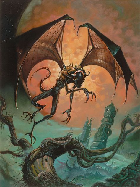 Night Gaunt Lovecraft Monsters, Call Of Cthulhu Rpg, Lovecraft Cthulhu, Myths & Monsters, Weird Fiction, Lovecraftian Horror, Hp Lovecraft, Eldritch Horror, Cthulhu Mythos