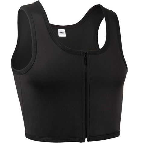 PRICES MAY VARY. 95% Viscose, 5% Polyester Imported Zipper closure Hand Wash Only Imported, 95% bamboo viscose, 5%Polyester, Wicking for moisture management, High quality construction, Softness and comfortable fitting body design Strong wide elastic band attached, nice amount of stretch. featuring mesh panel, which makes this chest binder super snug yet strechy and comfortable, perfect with tanktop or t-shirts Central zipper closure make it convenient to put on or off Make Chest Flat And Become Women Tomboy, Filing Organization, Chest Binder, Bra Alternatives, Bandage Top, Binding Supplies, Compression Bra, Black Office, Hot Dress