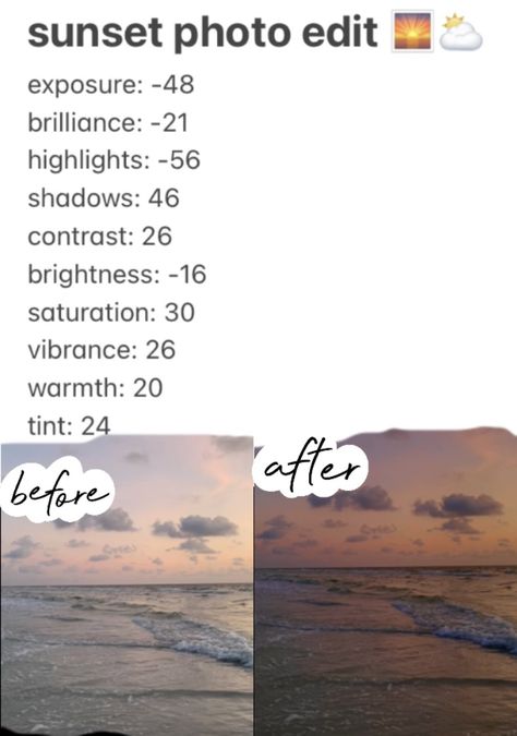 these are the BEST settings to edit a beautiful beach picture using your camera roll! Best Beach Filters, Iphone Editing Hacks Beach, Beach Edits Iphone, Beach Preset Iphone, Camera Roll Editing Beach, Editing Sky Pictures, Aesthetic Picture Settings Iphone, Instagram Edit Ideas Pictures, Beach Pictures Filters