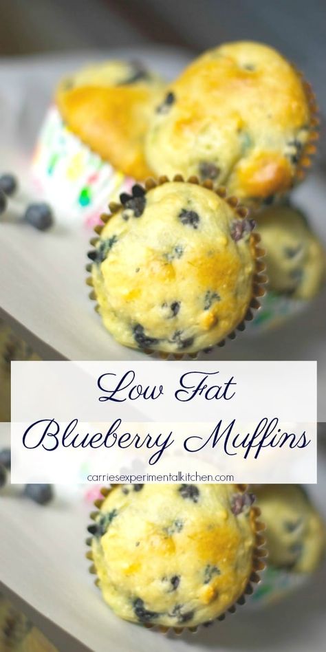 These Low Fat Blueberry Muffins made with fresh blueberries and Greek yogurt will be your new favorite without all of those extra calories. #muffins #blueberries #breakfast #dessert #lowfat Quick Morning Breakfast, Low Fat Blueberry Muffins, Very Low Calorie Foods, Blueberries Breakfast, Perfect Health Diet, Low Fat Diet Plan, Best Healthy Diet, Best Diet Foods, Baking Powder Uses