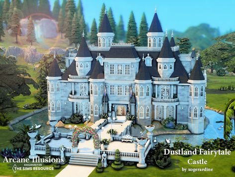 Sims 4 Victorian Castle, The Sims 4 Castle No Cc, Sims 4 Houses Gothic, Sims 4 Castle Layout Floor Plans, Small Castle Layout, Bloxburg Castle Ideas Layout, Ts4 Castle Cc, Sims 4 Royal Castle, Sims4 Castle