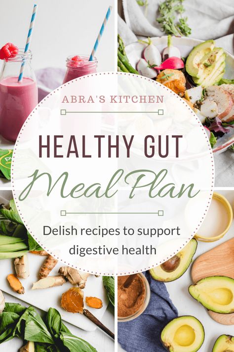 This healthy 7-day meal plan is full of nutritious and nourishing recipes that support optimal gut health. Let me help you make your gut happy, which is key to proper digestive health, immune health, and so much more! Including a downloadable pdf with a grocery list, full nutritional analysis, recipes, and prep schedule. Healthy Gut Meal Prep, Meals That Are Good For Your Gut, Anti Bloat Meal Prep, Meals To Heal Your Gut, Meal Plan For Gut Health, 7 Day Gut Health Meal Plan, Meal Prep For Gut Health, Meal Prep Gut Health, Healthy Gut Meal Plan