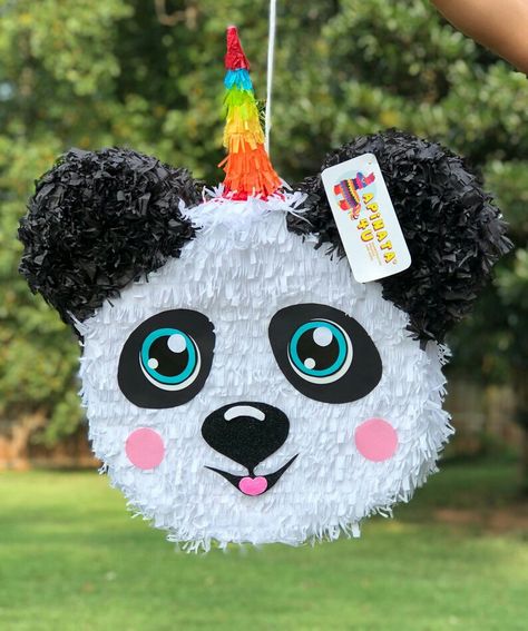 piñata Gender Reveal Pinata, Pinata Stick, Bear Party, Butterfly Theme, A Stick, Gender Reveal Party, Panda Bear, Party Favors, Candy